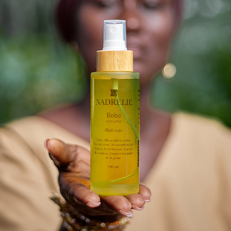 Huile BOBO Curcuma – Hydratation Corps & Cheveux