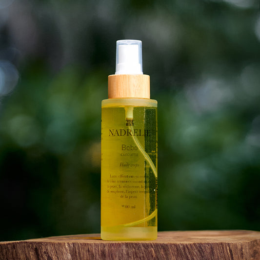 Huile BOBO  Curcuma – Hydratation Corps & Cheveux