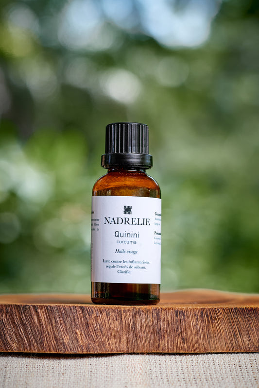 Huile QUININI au Neem – Sérum Anti-Imperfections, Acné & Taches Visage